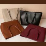 High Quality Big Size Tote Bag Cynthetic Material Inside Pocket (11)