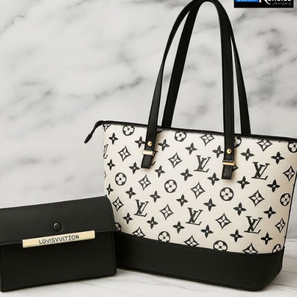 Louis Vuitton High Quality Tote Bag With Clutch Wallet For Girls – SmartNChoice