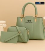 TBM The Bag Master 3Pcs Shoulder Bag With Keychain For Girls - Image 4