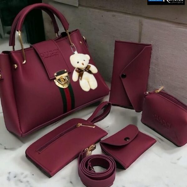 Gucci 5Pcs Lock Style Bag Set