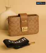 High-Quality Coach Crossbody Bag with Long Belt
