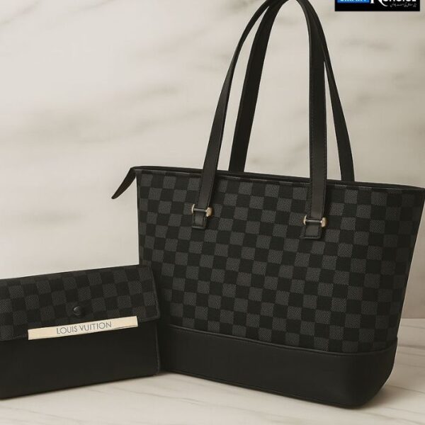 LV High-Quality Tote Bag with Clutch Wallet