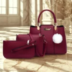 Christian Dior High Quality 3Pcs Shoulder Bag Red Color