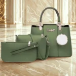 Christian Dior High Quality 3Pcs Shoulder Bag Light Green Color