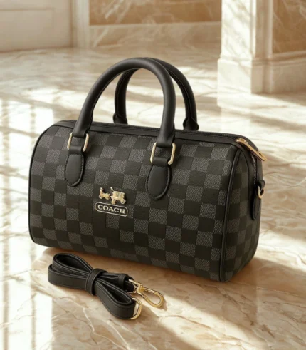 Coach Shoulder Bag Black Color
