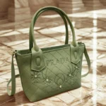 High Quality Big Size Prada Tote Bag Light Green Color