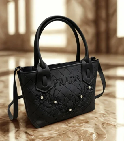 High Quality Big Size Prada Tote Bag Black Color