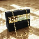 Front Mirrror Acralic Long Chain Bag