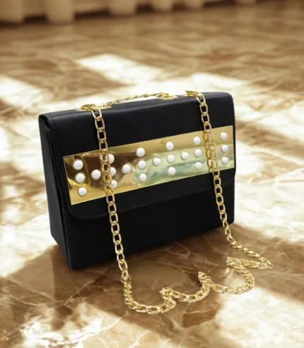 Front Mirrror Acralic Long Chain Bag