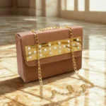 Front Mirrror Acralic Long Chain Bag