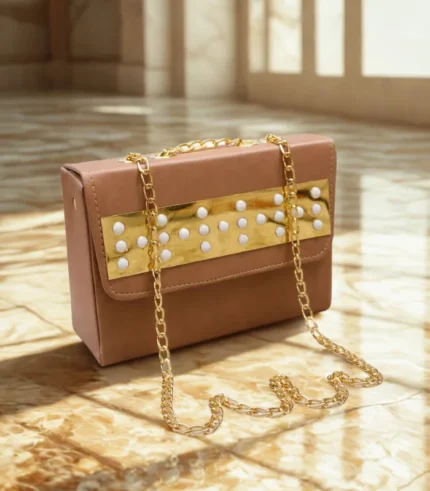 Front Mirrror Acralic Long Chain Bag