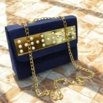 Front Mirrror Acralic Long Chain Bag