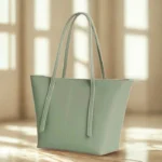 High Quality Big Size Tote Bag Light Green Color