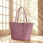 High Quality Big Size Tote Bag Light Purple Color