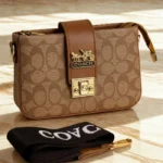 High Quality Coach Cross Body With Long Belt Brown