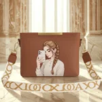 High Quality Shoulder Bag For Girl Brown Color Bag