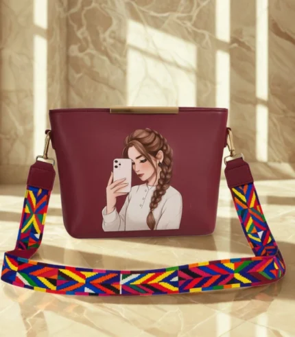 High Quality Shoulder Bag For Girl Red Color Bag