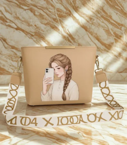 High Quality Shoulder Bag For Girl light Color Bag