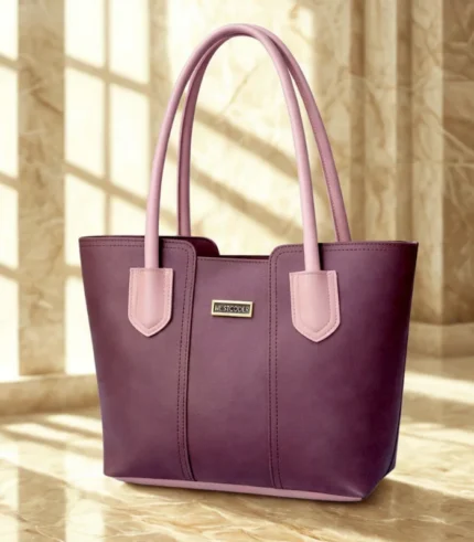 Premium Quality Tote Bag Pink Chocolate Color