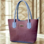 Premium Quality Tote Bag Blue Chocolate Color