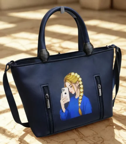 Premium Quality Shoulder Bag Dark Blue Color
