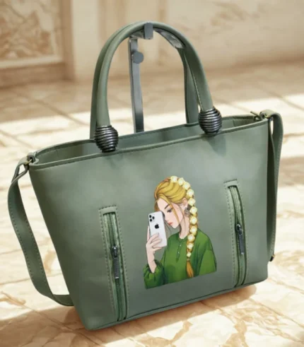 Premium Quality Shoulder Bag Light Green Color
