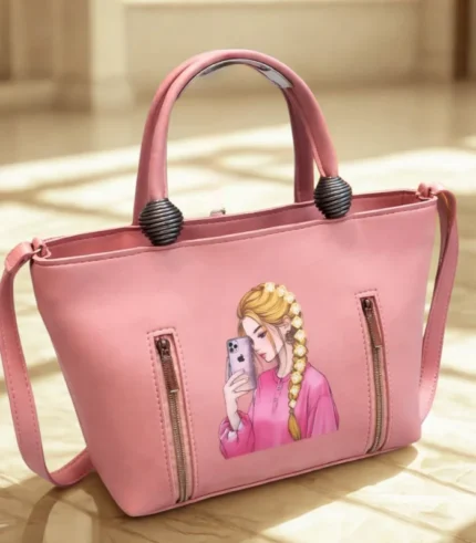 Premium Quality Shoulder Bag Pink Color