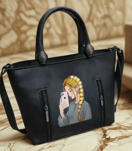 Premium Quality Shoulder Bag Black Color