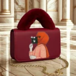 Hijabi Girl Mini Bag Red Color Bag