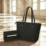 Louis Vuitton Bag With Clutch Wallet Black