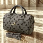 Louis Vuitton Shoulder Bag Grey Black Color