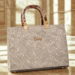 Luxury Embossed Dior Handbag Gray Color