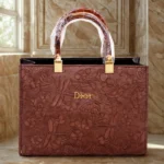 Luxury Embossed Dior Handbag