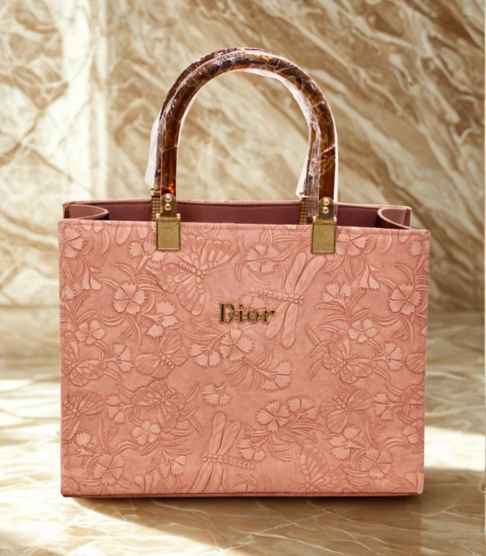 Luxury Embossed Dior Handbag