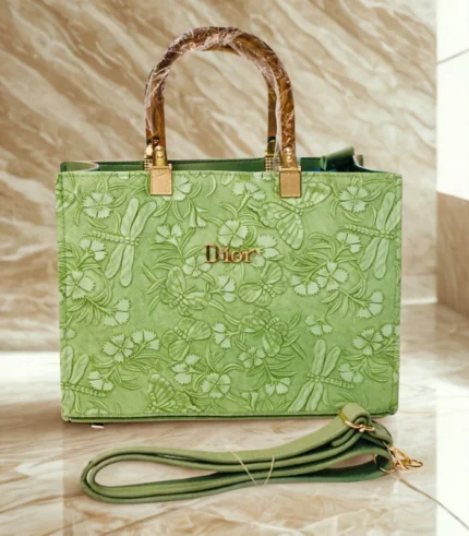 Luxury Embossed Dior Handbag