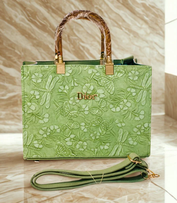 Luxury Embossed Dior Handbag