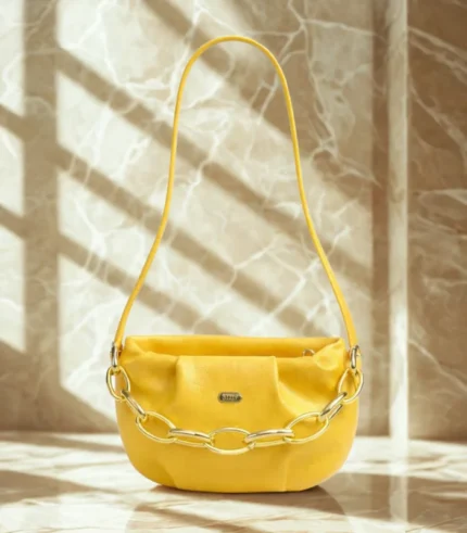 Small Cute Crossbody Bag Yellow Color