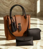 3-Piece High-Quality Women’s Handbag Set - Image 3