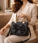 Bow Style LV Inspired Long Strap Womens Bag