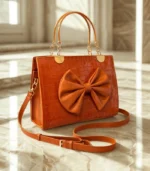 Bow Style LV Inspired Long Strap Womens Bag - Image 7