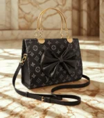 Bow Style LV Inspired Long Strap Womens Bag - Image 6