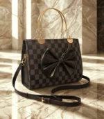 Bow Style LV Inspired Long Strap Womens Bag - Image 2
