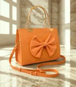 Bow Style LV Inspired Long Strap Womens Bag - Image 5