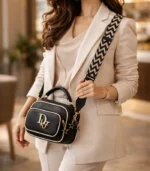 Dior Inspired Crossbody Leather Bag