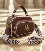 Dior Inspired Crossbody Leather Bag - Image 9