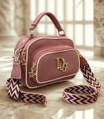 Dior Inspired Crossbody Leather Bag - Image 8