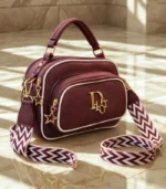 Dior Inspired Crossbody Leather Bag - Image 6