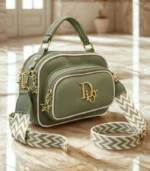 Dior Inspired Crossbody Leather Bag - Image 4