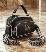 Dior Inspired Crossbody Leather Bag - Image 2