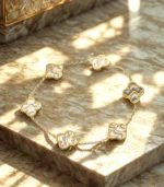 Van Cleef Style Clover Bracelet for Women – Stainless Steel Luxury Bracelet (Multiple Colours) - Image 2